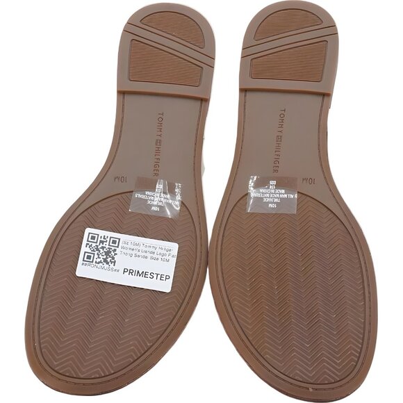 Tommy Hilfiger Liande White Logo Flat Thong Sandals Women's US 10M - Picture 6 of 6